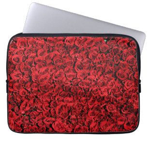 Capa Para Notebook Rosa vermelha Pattern-37431