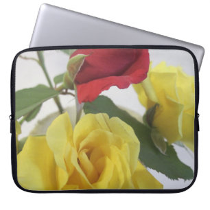Capa Para Notebook Rosas amorosas Bolsa de laptop neoprene de 15 pole