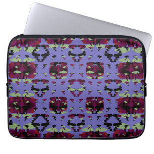 Capa Para Notebook Rosas de Chamas do Céu Contidas