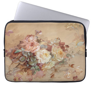 Capa Para Notebook Rosas rosa e amarelas - Franz Bischoff