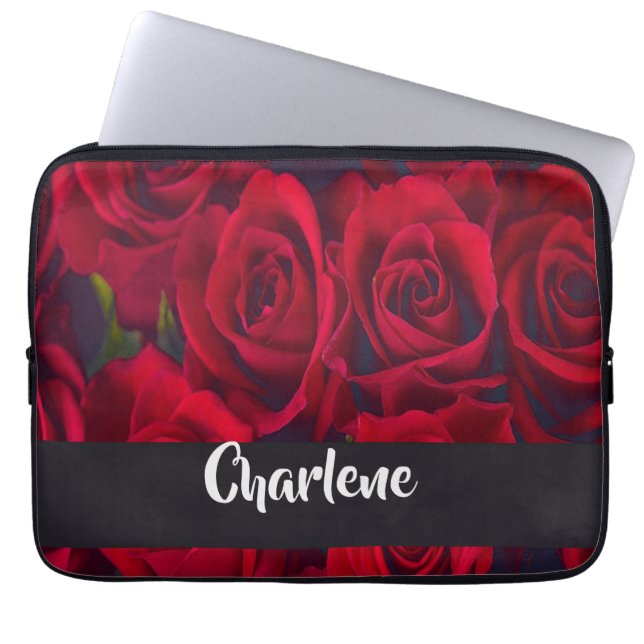 Capa Para Notebook rosas vermelhas novas (Frente)