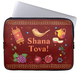 Capa Para Notebook Rosh Hashanah Judeu Ano Novo Shana Tova