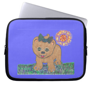 Capa Para Notebook Rosie o filhote de cachorro de Pomeranian