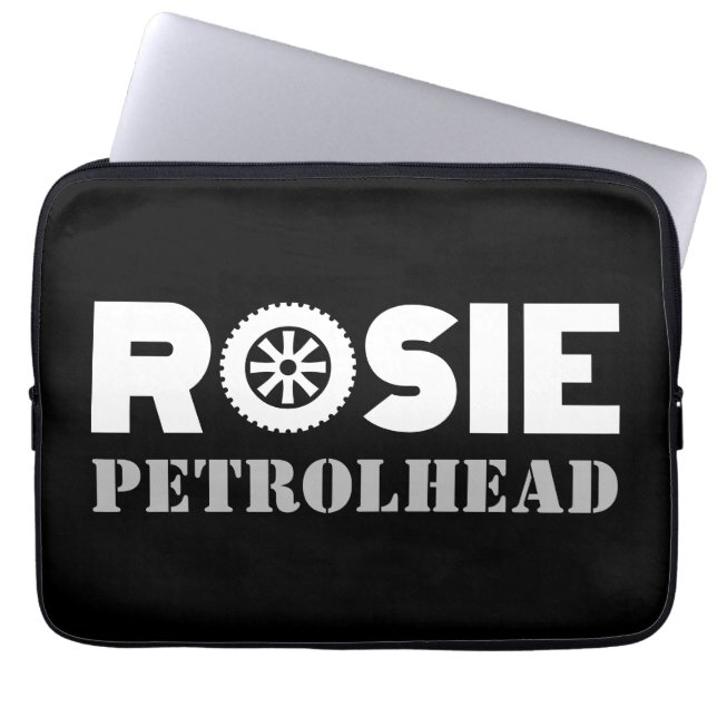 Capa Para Notebook Rosie Petrol Head (Frente)
