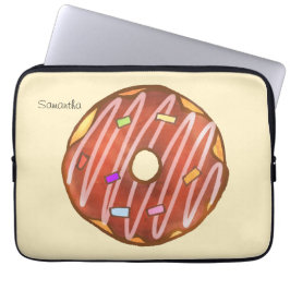 Capa Para Notebook Rosquinha de espiral de chocolate