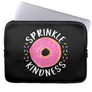 Capa Para Notebook Rosquinha Sprinkle Kindness Meninas Engraçadas Mul