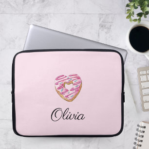 Capa Para Notebook Rosquinha Sweet Girl Sprinkles Nome Personalizado