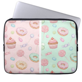 Capa Para Notebook Rosquinhas e Cupcakes de Natasha Us
