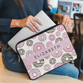 Capa Para Notebook Rosquinhas Rosa, Rosquinhas Brancas, Espelhos, Seu