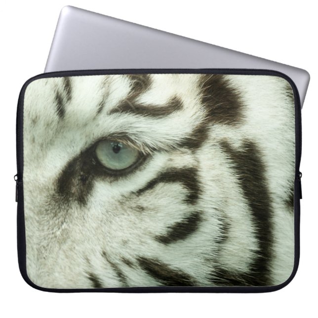 CAPA PARA NOTEBOOK ROSTO DE TIGRE BRANCO (Frente)