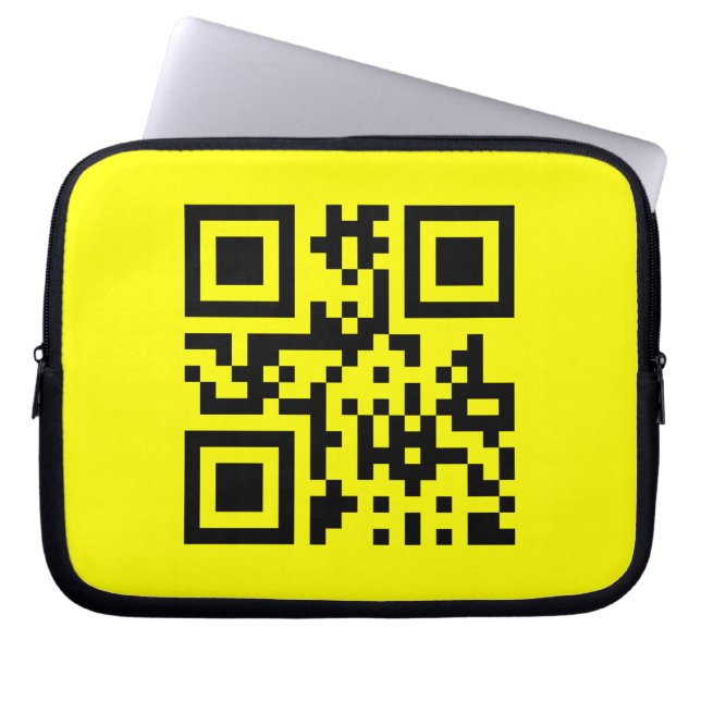 Capa Para Notebook ☐ Rosto Feliz Sorrindo Emoji — Código QR (Frente)