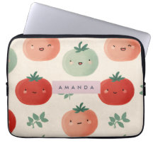 Rostos de Tomate Kawaii Pastel Cute Personalizados