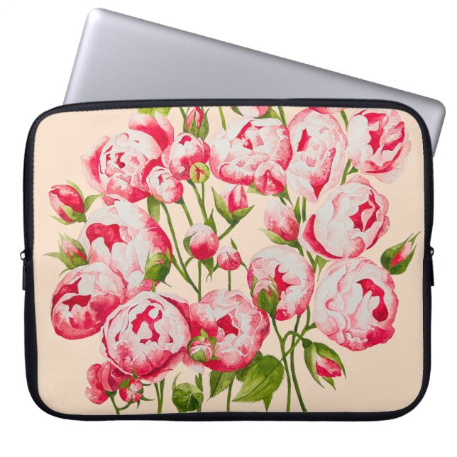 Capa Para Notebook Rosy Abundance em uma Bolsa de laptop (Frente)