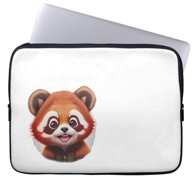 Capa Para Notebook roter Pandakopf / red panda head  (Frente)
