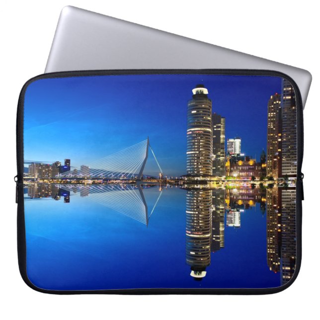 Capa Para Notebook Roterdão Skyline Cityscape (Frente)