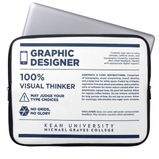 Capa Para Notebook Rótulo de Cuidado de Design Gráfico Kean MGC
