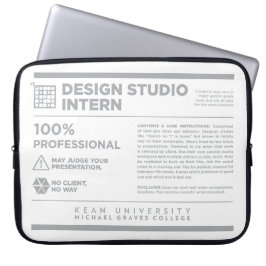 Capa Para Notebook Rótulo de Cuidado do Kean MGC Design Studio