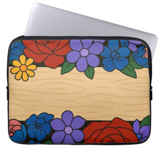 Capa Para Notebook Rótulo do nome da flor