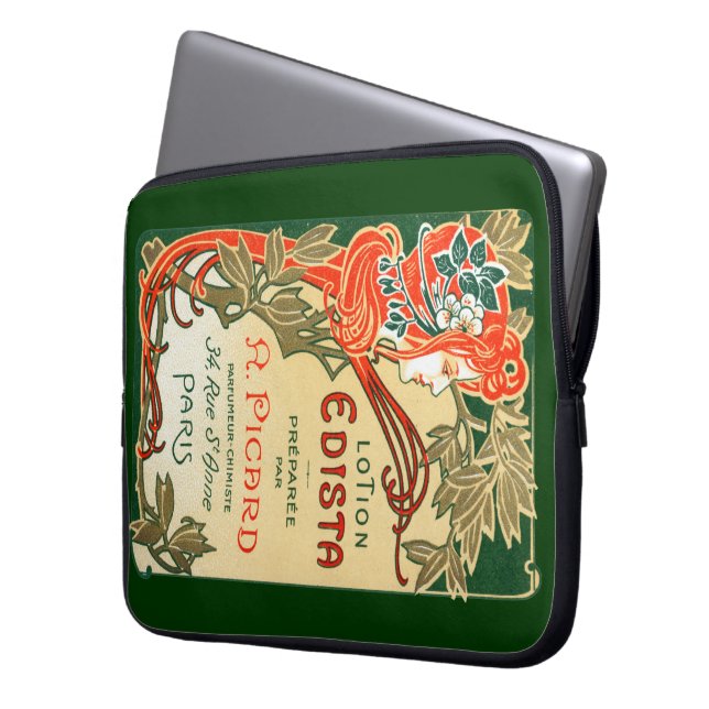 Capa Para Notebook Rótulo francês Art Nouveau de 1910 (Frente Esquerda)