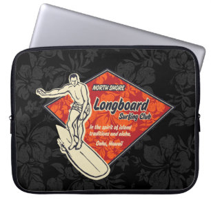 Capa Para Notebook Roupa de mergulho havaiano surfando do neopreno do