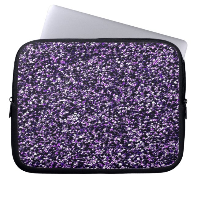 Capa Para Notebook Roxo Sparkle (Frente)