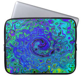 Capa Para Notebook Roxo Violeta Abstrato Rétro Líquido Turbilhão
