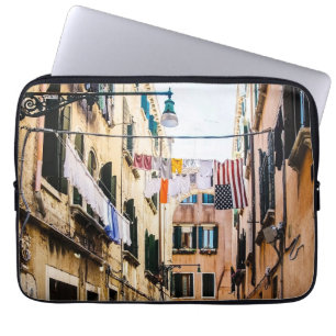 Capa Para Notebook Rua estreita de Veneza