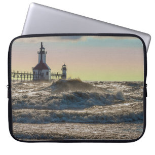 Capa Para Notebook Rua Joseph Lighthouse Painterly