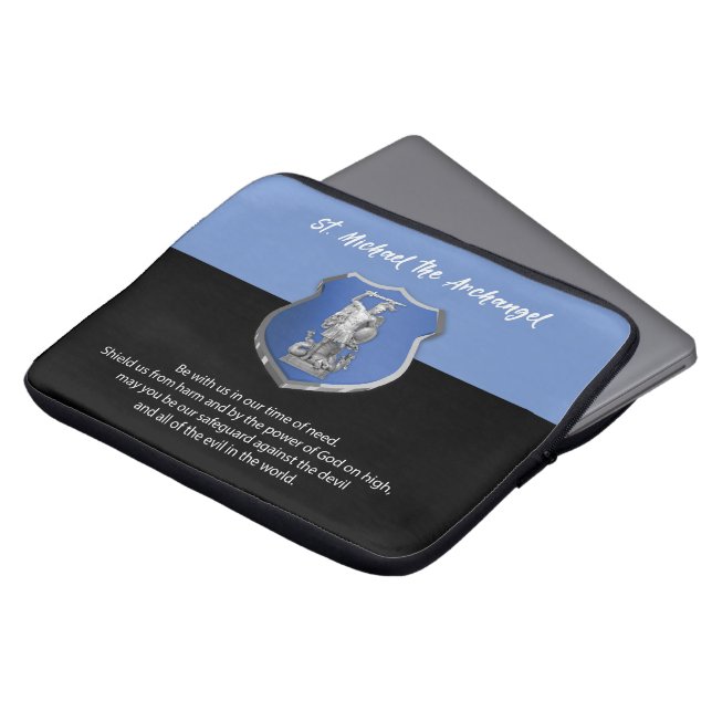 Capa Para Notebook Rua Michael Archangel Prayer Pensando em você (Frente Topo)