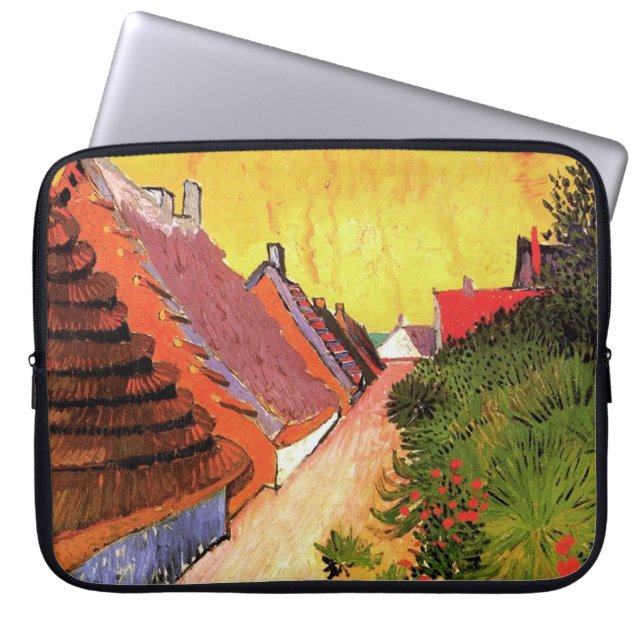 Capa Para Notebook Rua Saintes-Maries por Van Gogh (Frente)