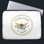 Capa Para Notebook RUA USVI, bandeira das Ilhas Virgens dos EUA. Thom<br><div class="desc">RUA USVI, bandeira das Ilhas Virgens dos EUA. A Bolsa de laptop Thomas VI é uma forma excelente de desfrutar da bela bandeira das Ilhas Virgens dos EUA todos os dias ou dar como presente. A bandeira das Ilhas Virgens dos Estados Unidos foi adotada em 17 de maio de 1921....</div>