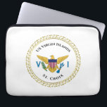Capa Para Notebook RUA USVI das Ilhas Virgens dos EUA. Croix VI<br><div class="desc">RUA USVI da bandeira das Ilhas Virgens Americanas. A Bolsa de laptop Croix VI é uma forma excelente de desfrutar da bela bandeira das Ilhas Virgens Americanas todos os dias ou dar como presente. A bandeira das Ilhas Virgens dos Estados Unidos foi adotada em 17 de maio de 1921. Este...</div>