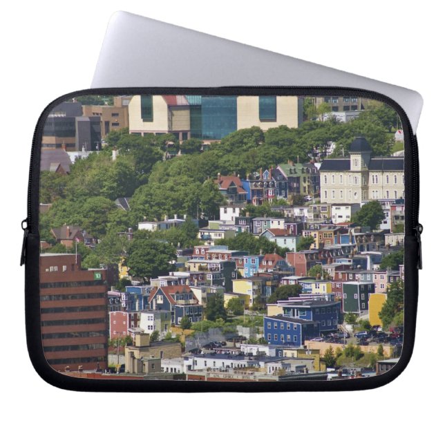 Capa Para Notebook Ruas. John's, Newfoundland, Canada, o (Frente)