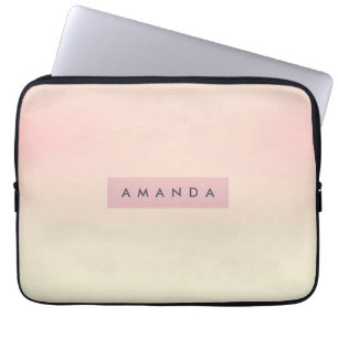 Capa Para Notebook Rubor Personalizado Gradiente Pastel Macio