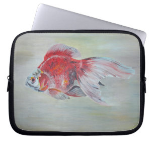Capa Para Notebook Ryukin Goldfish — Pintura em acrílico