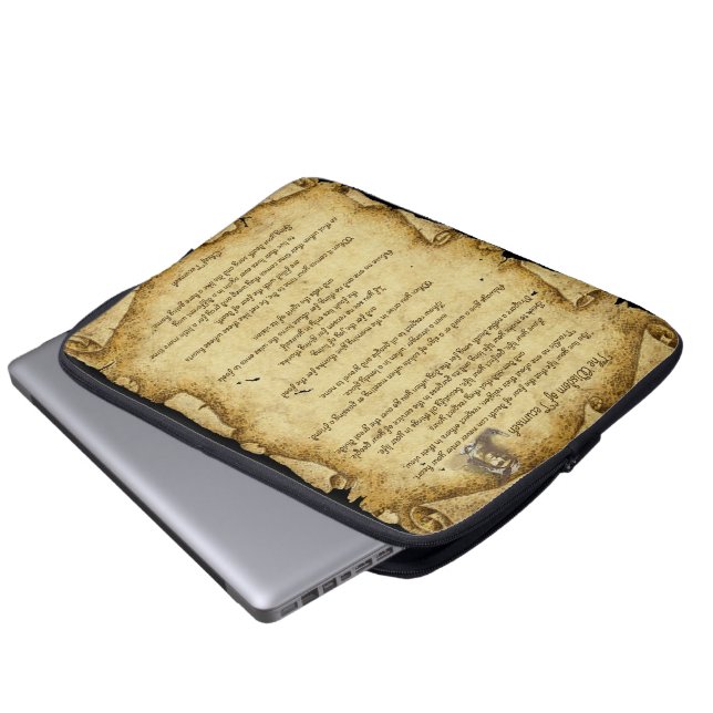 Capa Para Notebook Sabedoria Nativa Americana do Chefe Tecumseh (Frente Inferior)