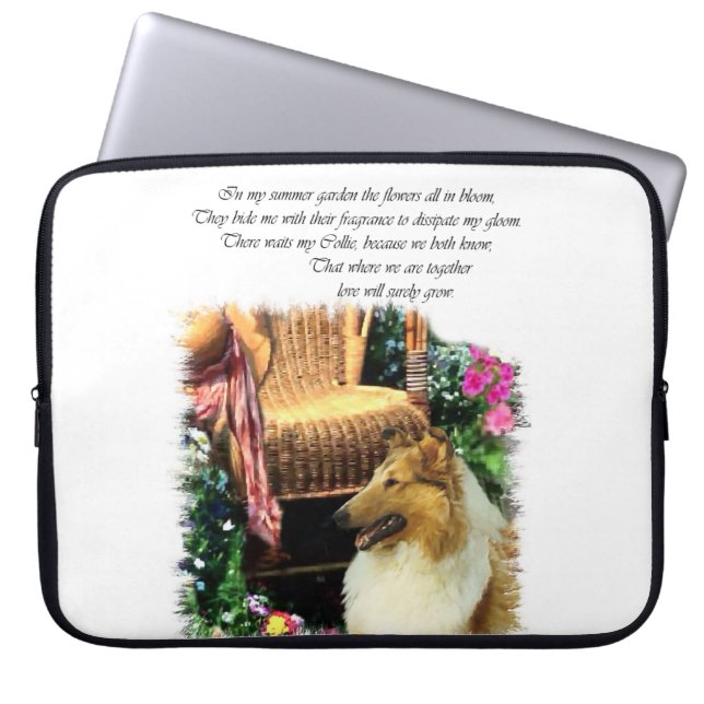 Capa Para Notebook Sable Rough Collie Art Gifts (Frente)