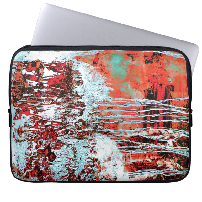 Capa Para Notebook Saca Eletrônica – Pulso de Corrosão (Frente)