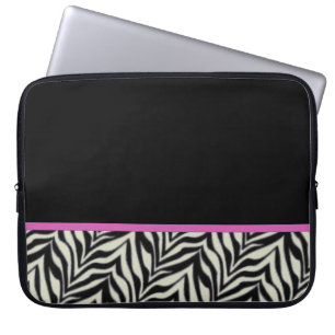 Capa Para Notebook Saco aparado zebra do laptop