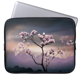 Capa Para Notebook Saco cor-de-rosa do laptop da magnólia (versão