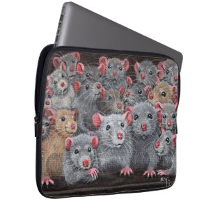 Capa Para Notebook Saco da bolsa de laptop da reunião de Rattie do