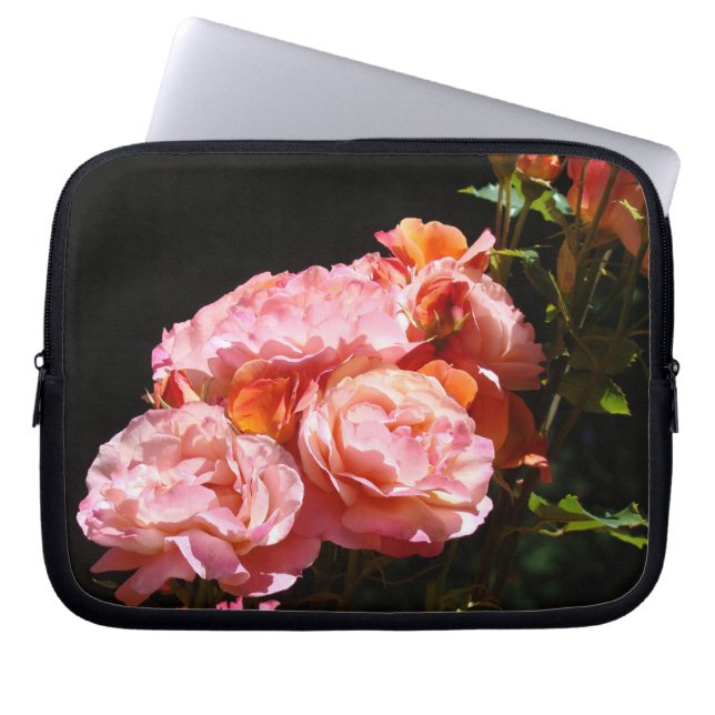 Capa Para Notebook Saco de bolsa de laptop PINK eletrônicos ROSE Saco (Frente)