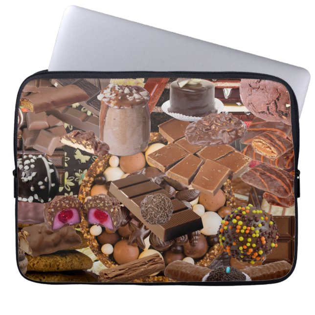 Capa Para Notebook Saco de eletrônicos Chockablock chocs (Frente)