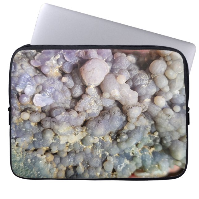 Capa Para Notebook Saco de Eletrônicos de Agate de Uva (Frente)
