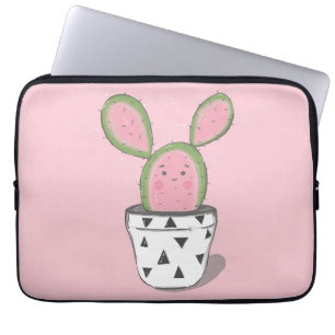 Capa Para Notebook Saco de Eletrônicos de Cactus Cuja