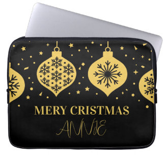 Capa Para Notebook Saco de Eletrônicos de Natal Elegante