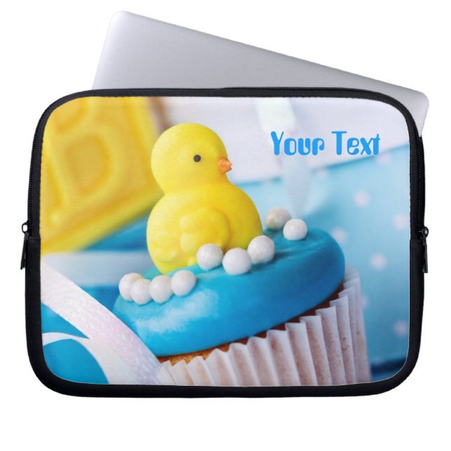 Capa Para Notebook Saco de Eletrônicos de Presente para Chá de Bebê (Frente)