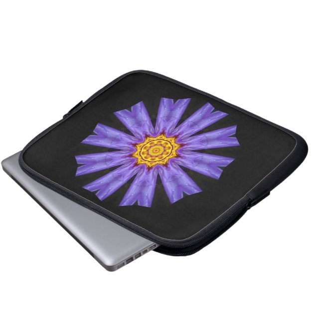 Capa Para Notebook Saco de Eletrônicos Flor (Frente Inferior)