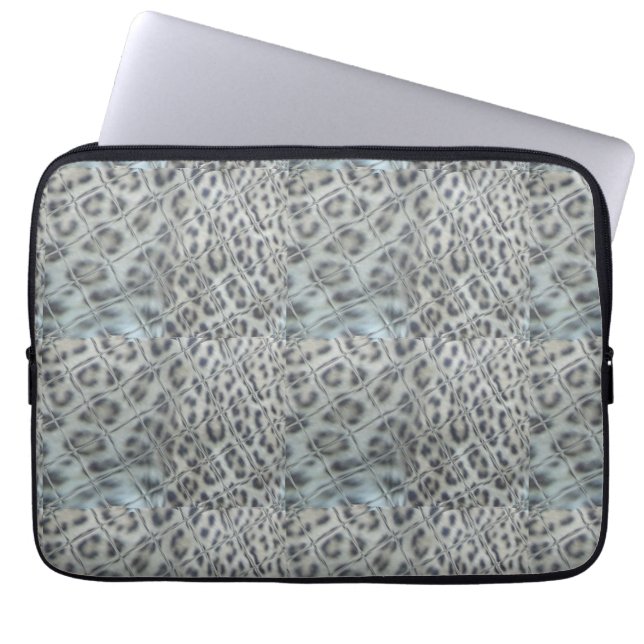 Capa Para Notebook Saco de Eletrônicos Gráficos de Impressão Leopardo (Frente)