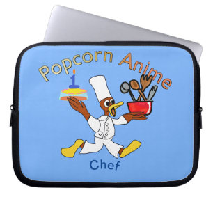Capa Para Notebook Saco de Eletrônicos Kazoo - Chef Azul Ducky